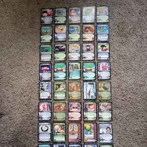 Dragonball Z CCG 40 Card Lot Saiyan Frieza Trunks Saga Score 2000 - 2003 Vtg
